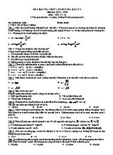 Đề kiểm tra chất lượng giữa học kỳ I môn Vật lý Lớp 10 - Năm học 2019-2020 (Có đáp án)